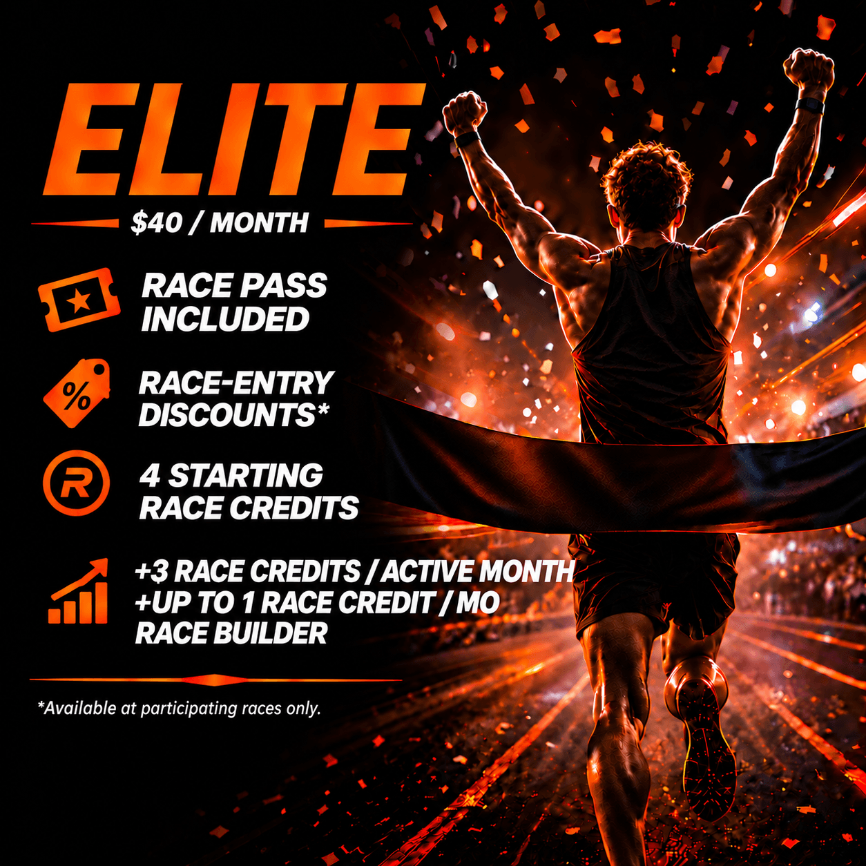 TruRace elite tier promotional graphic