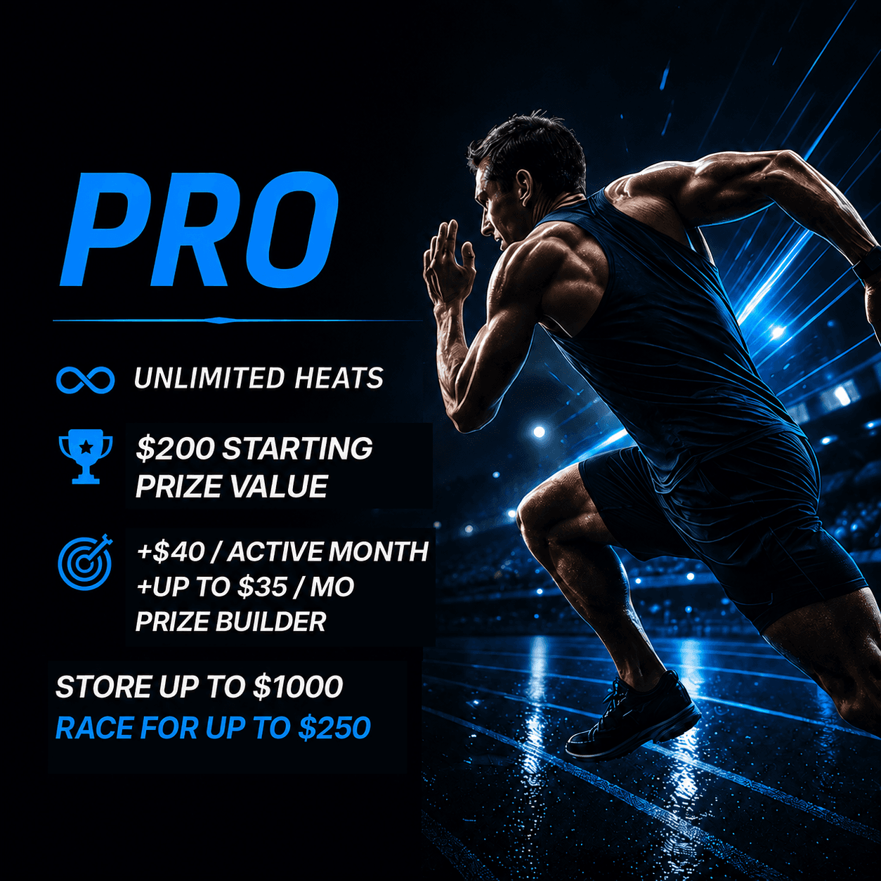 TruRace pro tier promotional graphic